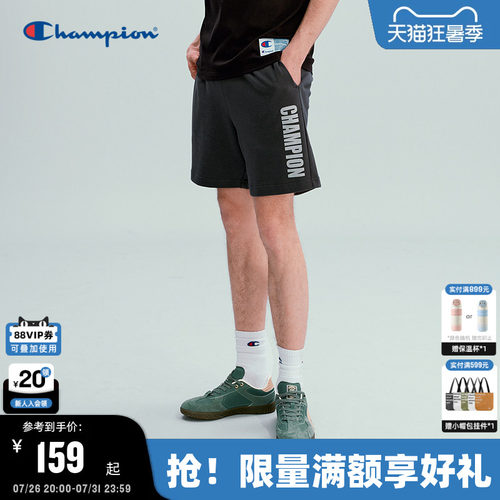 Champion休闲运动短裤男款