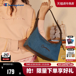 Champion冠军腋下法棍包25秋冬新款 女小巧百搭单肩包简约通勤背包