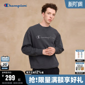 Champion冠军圆领卫衣男2025秋季 立体刺绣简约风卫衣女潮落肩 新款