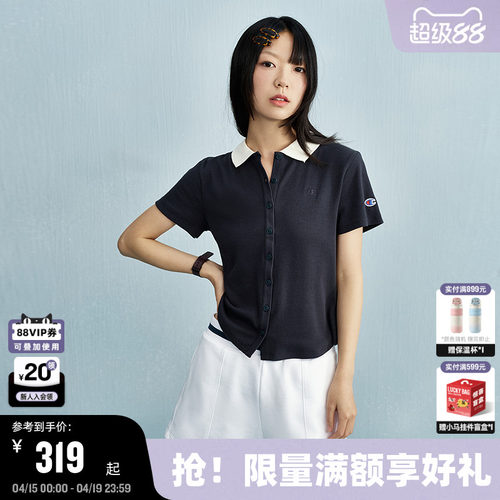 Champion冠军POLO衫女