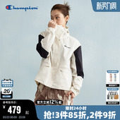 Champion冠军拼色连帽夹克女春秋新款 外套 潮牌户外风休闲开衫