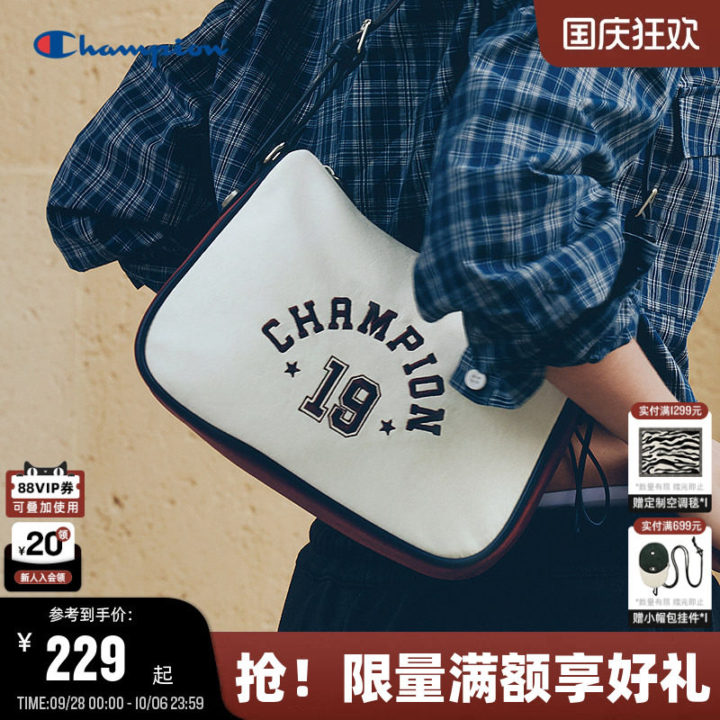 Champion冠军复古单肩斜挎包