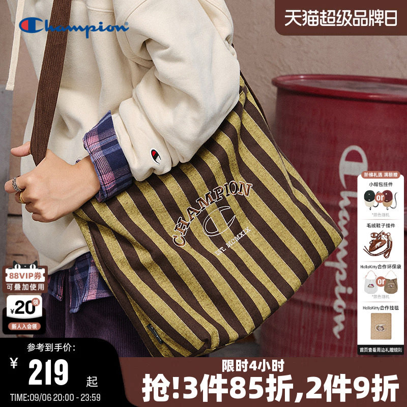 Champion冠军双面背斜挎包图片