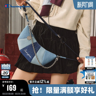 牛仔包 可颂包链条单肩包时尚 Champion冠军腋下包2025秋冬新款 女款