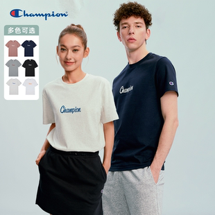 【李佳琦直播间】Champion草写LOGO印花短袖T恤