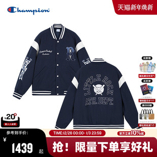 棉服中长款 新款 棒球服男 Champion冠军夹克外套2025冬季 丁禹兮同款