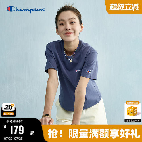 Champion冠军短袖纯棉女