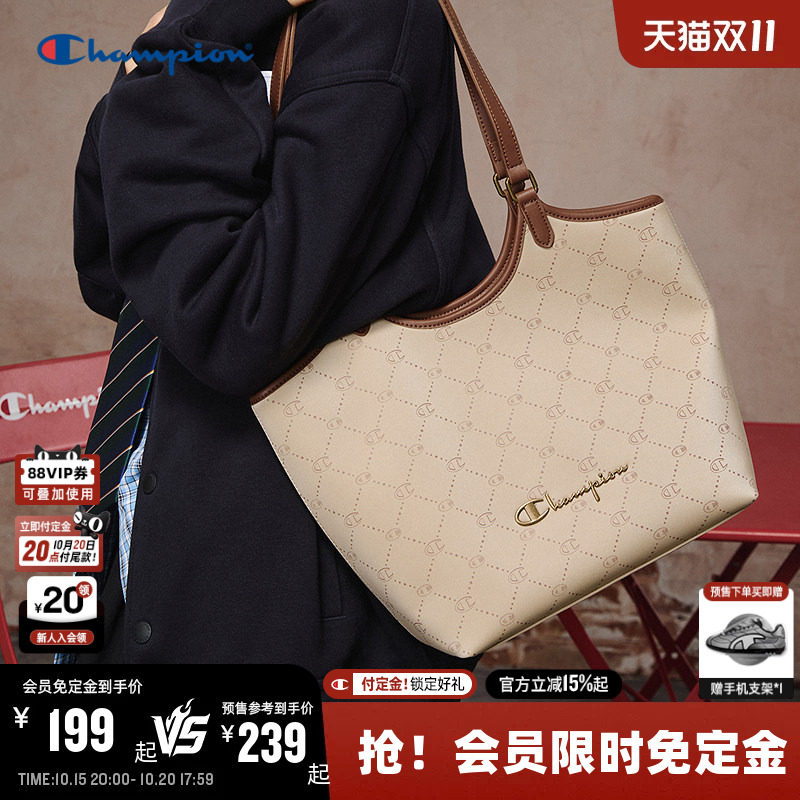 【预售】Champion冠军托特包26夏季新款女大容量菜篮子通勤单肩包