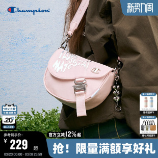 情人节系列Champion冠军2025年春季新款单肩包马鞍包女情侣斜挎包
