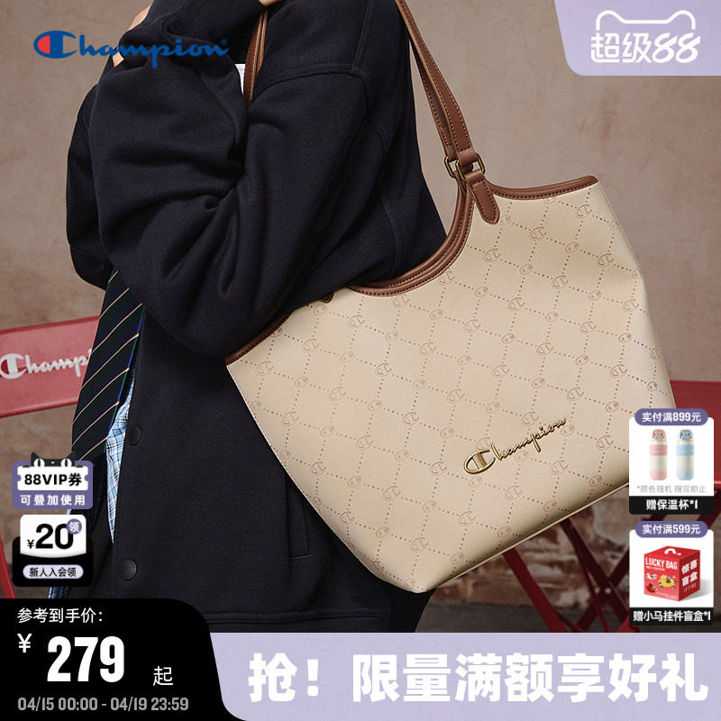 Champion冠军托特包26春季新款女大容量菜篮子包包高级通勤单肩包