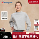卫衣美式 加绒简约款 复古风 新款 Champion冠军半高领卫衣女2025秋季