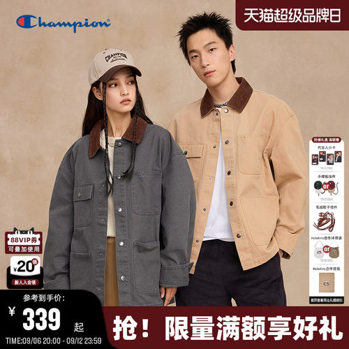 Champion冠军工装外套男女同款