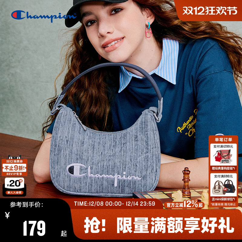 Champion冠军腋下包字母刺绣