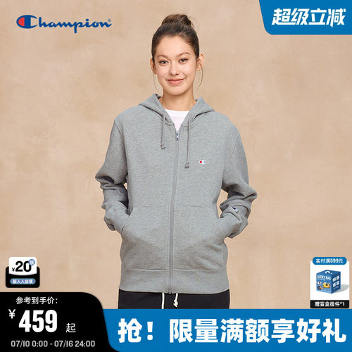 Champion冠军连帽卫衣男