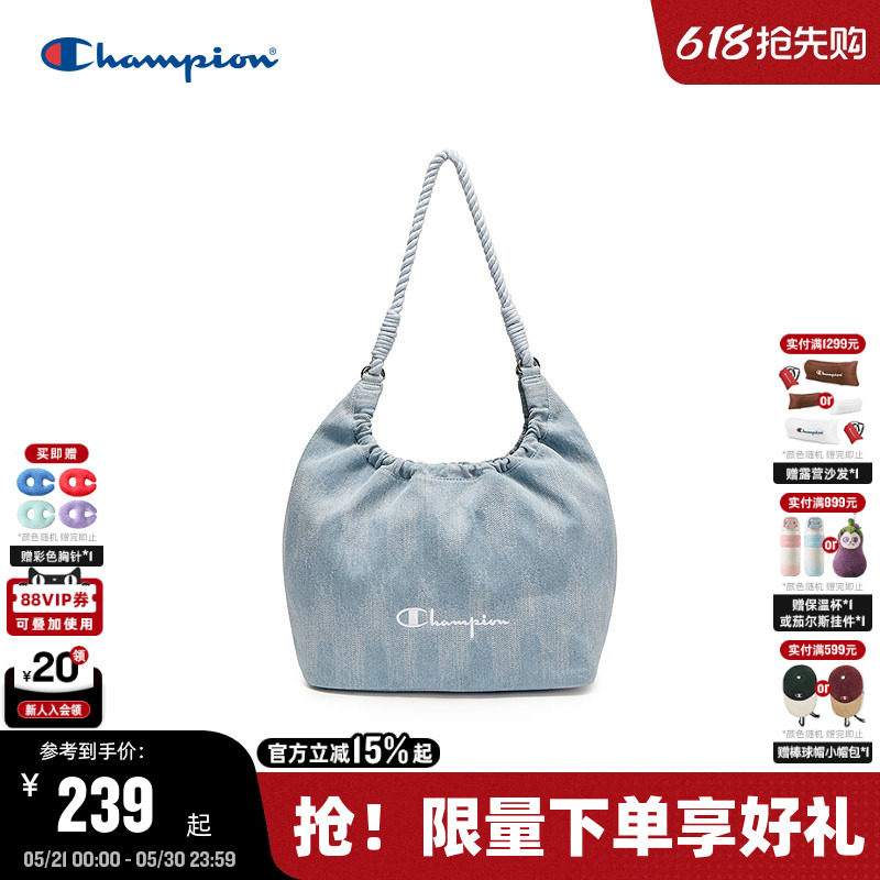 Champion冠军腋下包春季女通勤简约单肩包潮流时尚托特包男背包