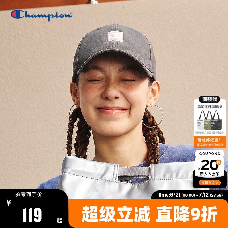 Champion冠军棒球帽2025秋季新款男女情侣潮流休闲户外遮阳鸭舌帽