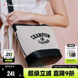 时尚 新款 潮流水桶包斜挎包 Champion冠军小肩包女25秋季 王俊凯同款