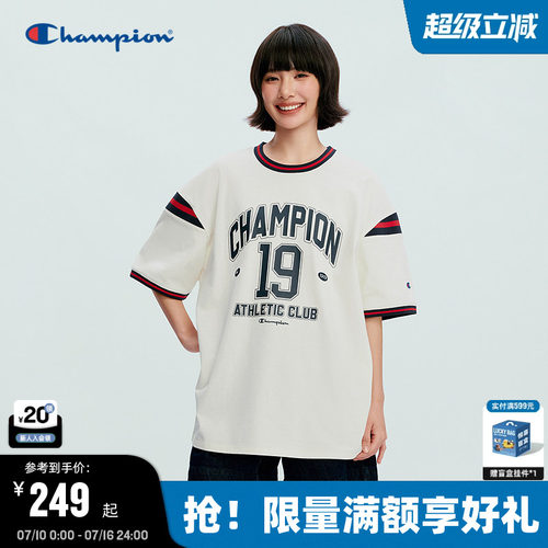 Champion球衣风情侣款短袖T恤