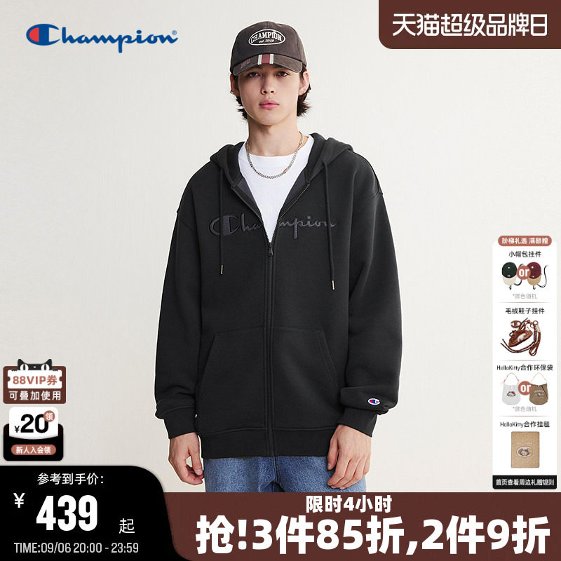 Champion连帽开衫外套图片