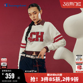 新款 Champion冠军圆领卫衣女2026春季 新年红 马年系列 程梓同款
