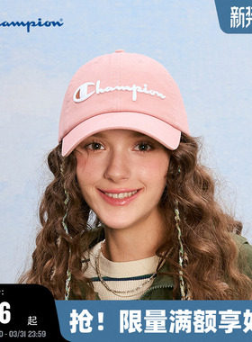 Champion冠军棒球帽26春季新款男女情侣休闲潮流红色鸭舌帽子遮阳