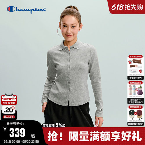 Champion冠军长袖衬衫女款