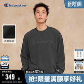 风女宽松 情侣加绒刺绣潮牌美式 Champion冠军圆领卫衣男25冬季 新款