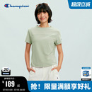 Champion冠军短袖女2026夏季新款纯色T恤基础款通勤穿搭显瘦休闲