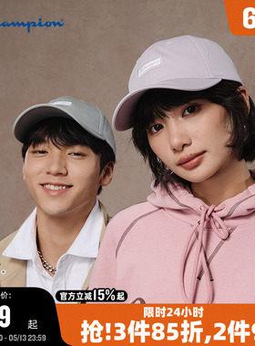 Champion冠军棒球帽26夏季新款红色潮流美式运动帽女休闲鸭舌帽男