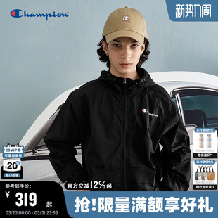 开衫 Champion冠军情侣轻薄外套春秋复古夹克男休闲工装 潮牌美式