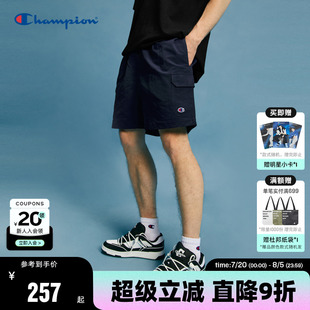 Champion冠軍短褲 美式 運動褲 黑色 褲 休閑褲 工裝 2025新款 男夏季 夏季