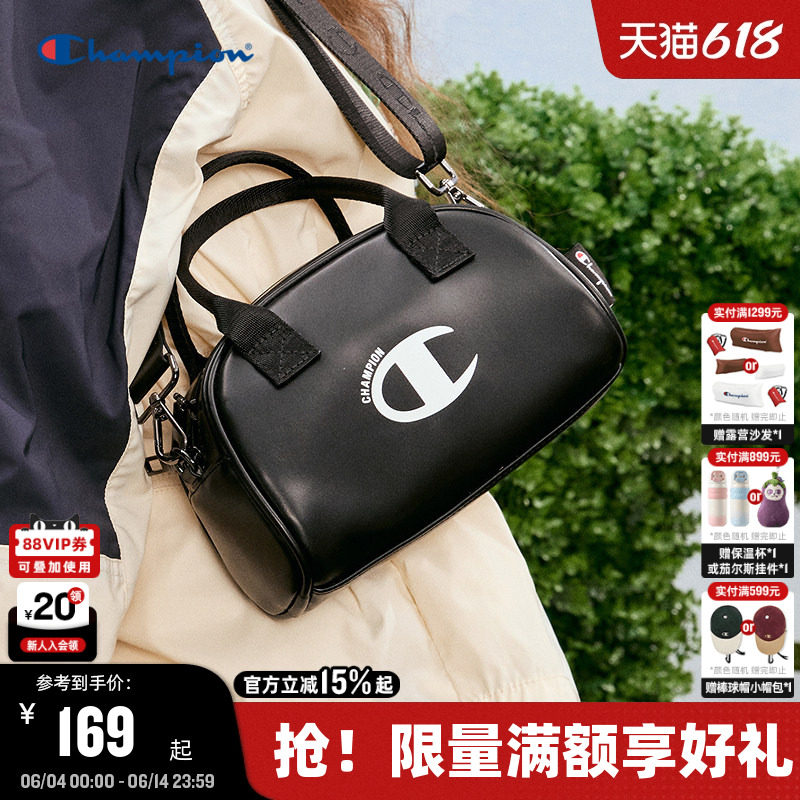Champion冠军保龄球包女2025秋冬季新款潮牌休闲斜挎包单肩手拎包