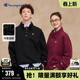 Champion冠军情侣加绒卫衣男2025冬季 立领潮牌红色半扣上衣女 新款