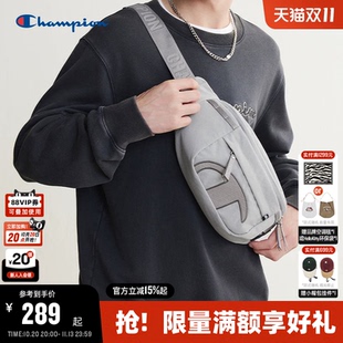 Champion斜挎包26秋季新款女户外休闲腰包男骑行轻便胸包背包