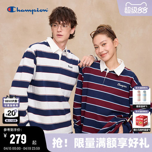 Champion冠军长袖T恤情侣款