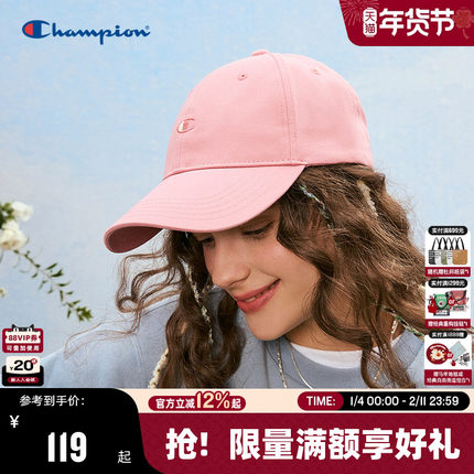 Champion冠军棒球帽2025年秋冬新款男女情侣休闲鸭舌帽子潮流户外