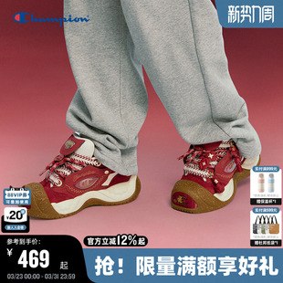 26春季 Champion冠军板鞋 新款 女福马猪猪鞋 子男 红色鞋 马年系列