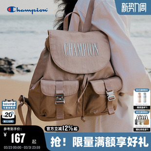 Champion冠军25秋冬新款 双肩包女墩墩包大容量书包男校园轻便背包