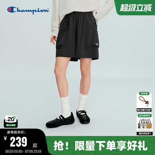 Champion休闲工装风短裤女款