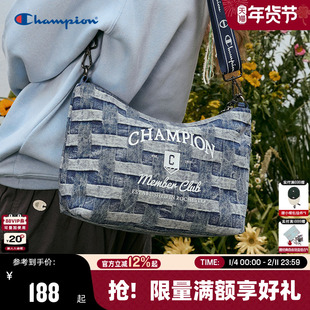 Champion冠军单肩包2025秋冬新款幸运饼干男女情侣休闲斜挎包潮流