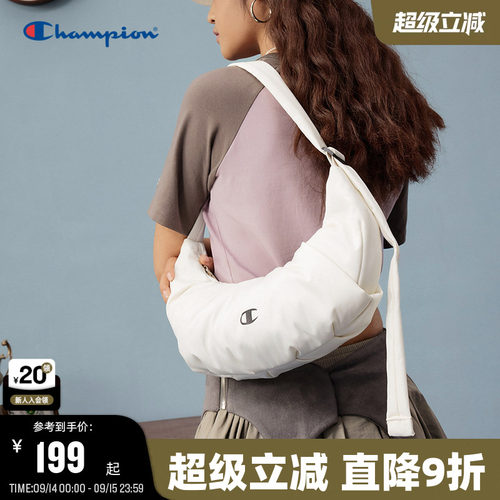 Champion冠军简约牛角腋下包