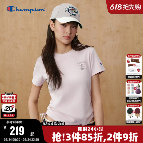 Champion趣味印花女款短袖T恤
