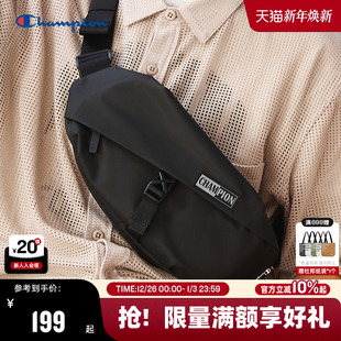 Champion冠军腰包男25秋冬新款 几何腰包女情侣休闲户外通勤斜挎包