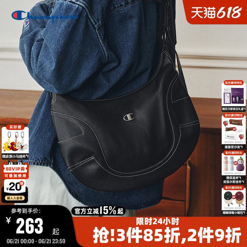 Champion冠军单肩包月牙hobo包