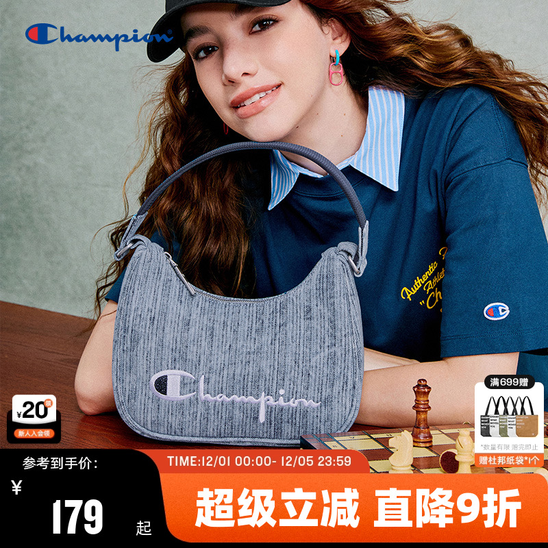 Champion冠军腋下包字母刺绣