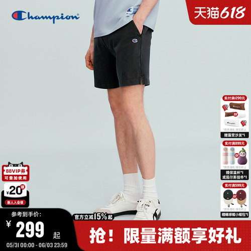 Champion冠军休闲短裤男