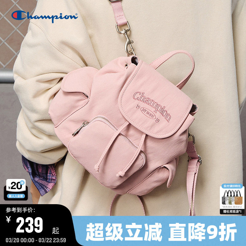 Champion冠军小型双肩包2026春季新款迷你墩墩包女潮流书包男背包