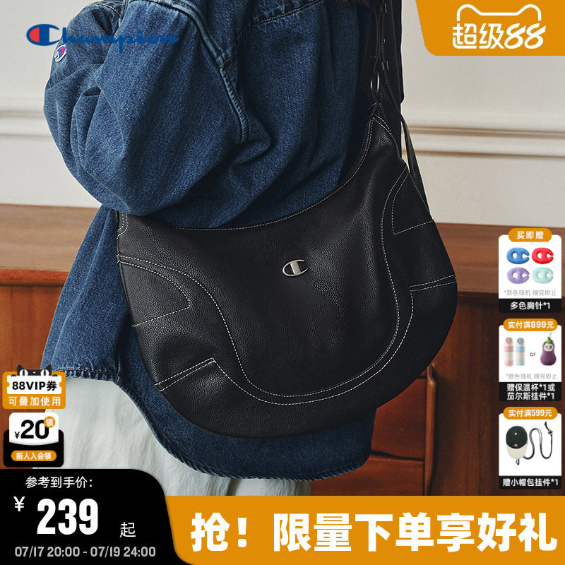 Champion冠军单肩包月牙hobo包