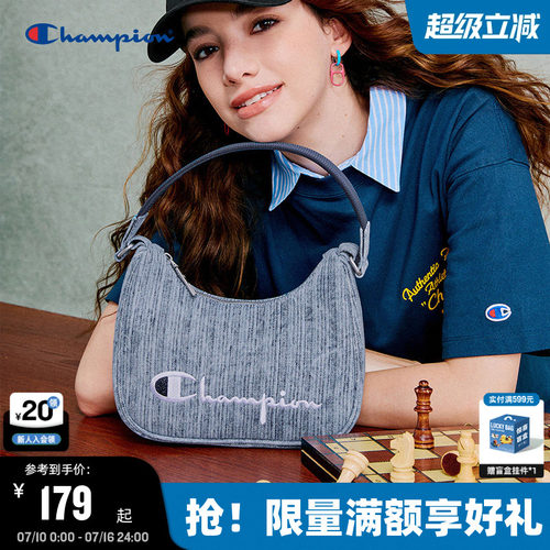 Champion冠军腋下包字母刺绣