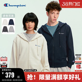 上衣宽松休闲潮牌 学院风开衫 Champion冠军连帽卫衣男2026春季 新款